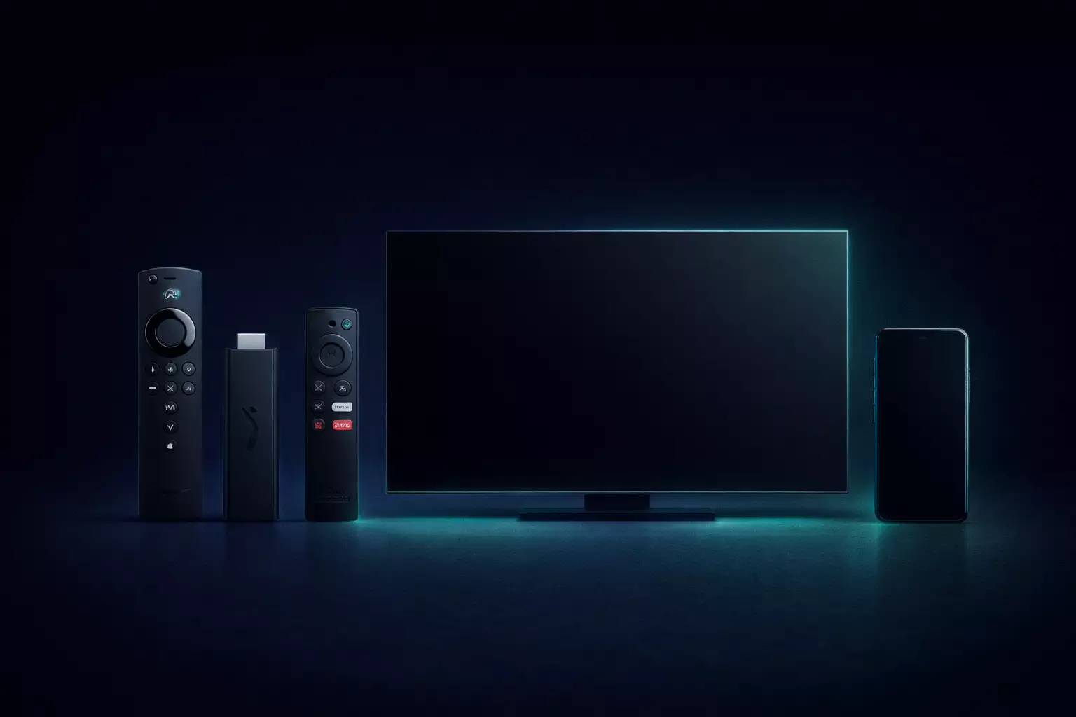 Guru IPTV running on Smart TV, smartphone, tablet and Android box