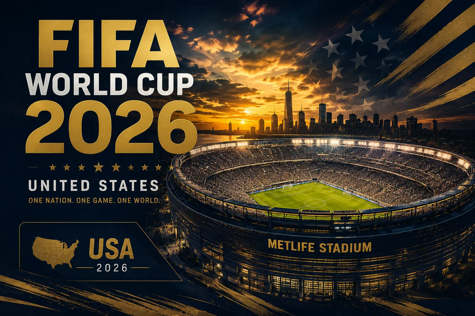 FIFA World Cup 2026 full match schedule — Group Stage June 11 to Final July 19 at MetLife Stadium